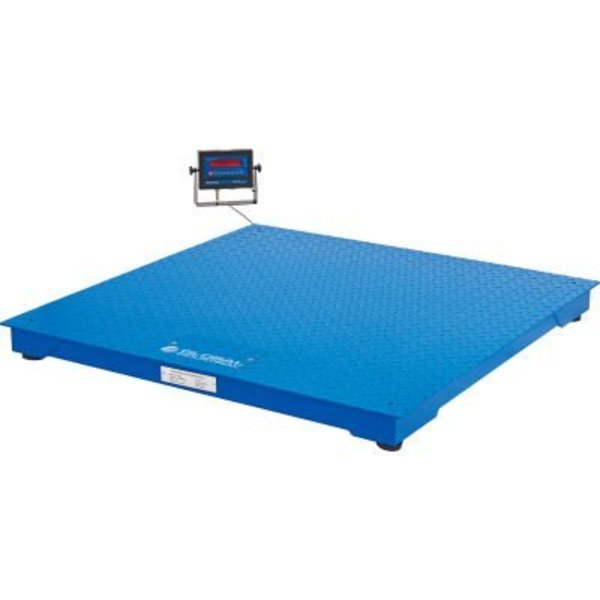 Optima Scale Mfg-Ningbo Global Industrial NTEP Pallet Scale With LED Indicator, 4'x4', 5,000 lb x 1 lb OP-916-4x4-5LED